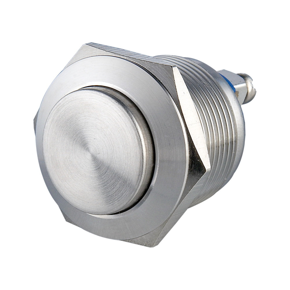 V19(19mm) Stainless Steel Anti Vandal Switch - 1NO Momentary