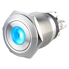 Load image into Gallery viewer, 19mm Micro-trip Illuminated Anti Vandal Switch - 1NO Momentary - Screw Terminal