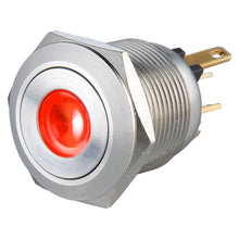 Load image into Gallery viewer, 19mm Micro-trip Illuminated Anti Vandal Switch - 1NO Momentary - Pin Terminal(2.8x0.8mm)