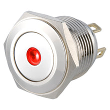 Cargar imagen en el visor de la galería, LS16 (16 mm) Terminal de pin 2A48VDC 1NO Interruptor de botón antivandálico iluminado por puntos