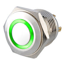 Load image into Gallery viewer, Ls16(16MM)  2A48VDC 1NO Ring Illuminated Anti Vandal Switch - Pin Terminal(2.8x0.5mm)