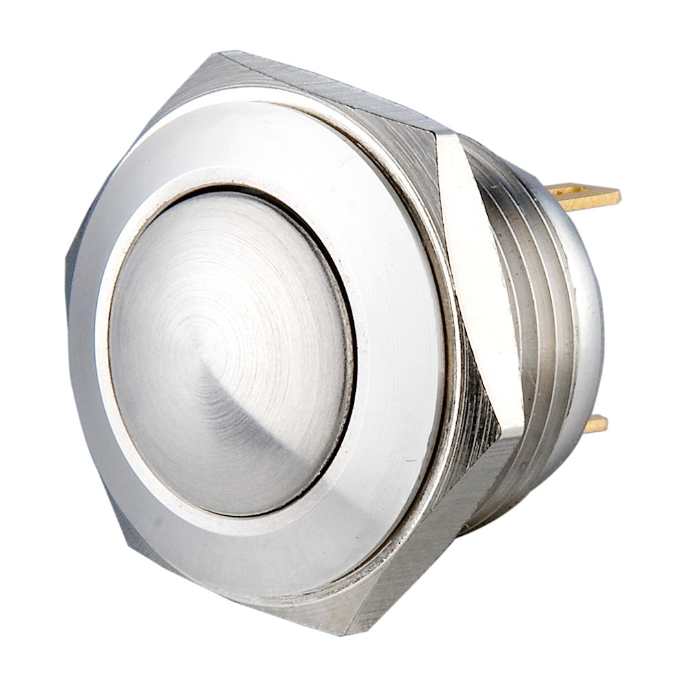 V16(16mm) Stainless Steel Anti Vandal Switch - 1NO Momentary
