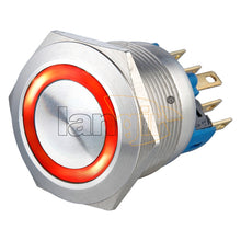 Charger l&#39;image dans la galerie, 22mm Ring Illuminated Anti Vandal Switch 1NO1NC
